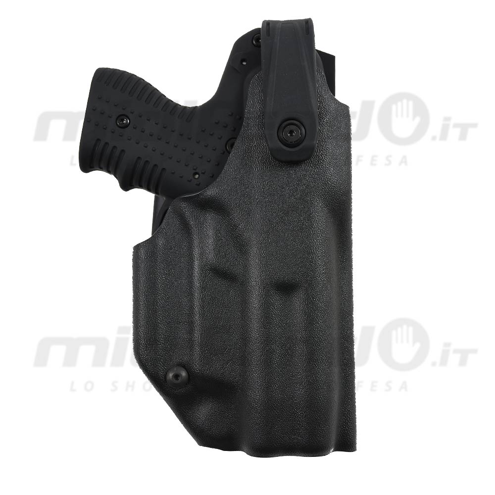 Fondina per JPX4 in Kydex colore nero porto in cintura