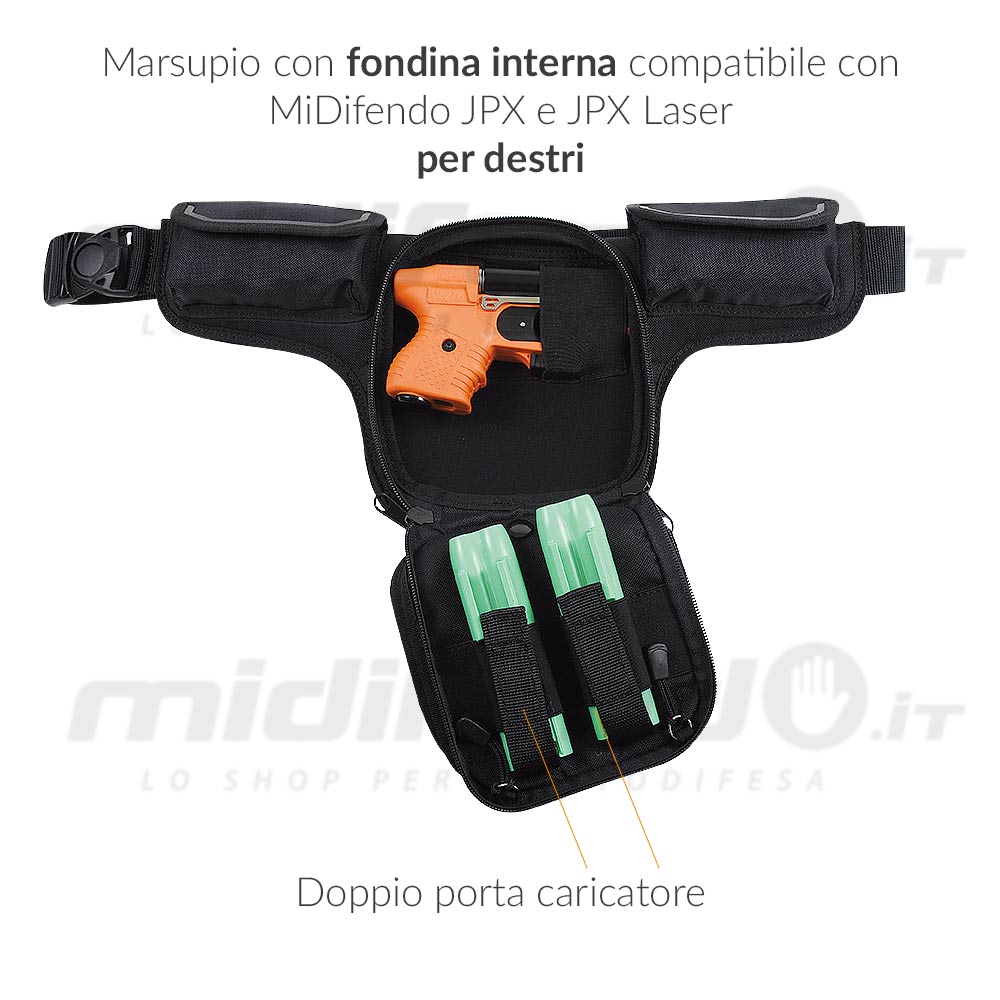 Marsupio Sportivo Tattico Da Uomo In Nylon 600D | Per Corsa, Escursionismo E Port D'Armi, Con Toppa PVC Bandiera USA