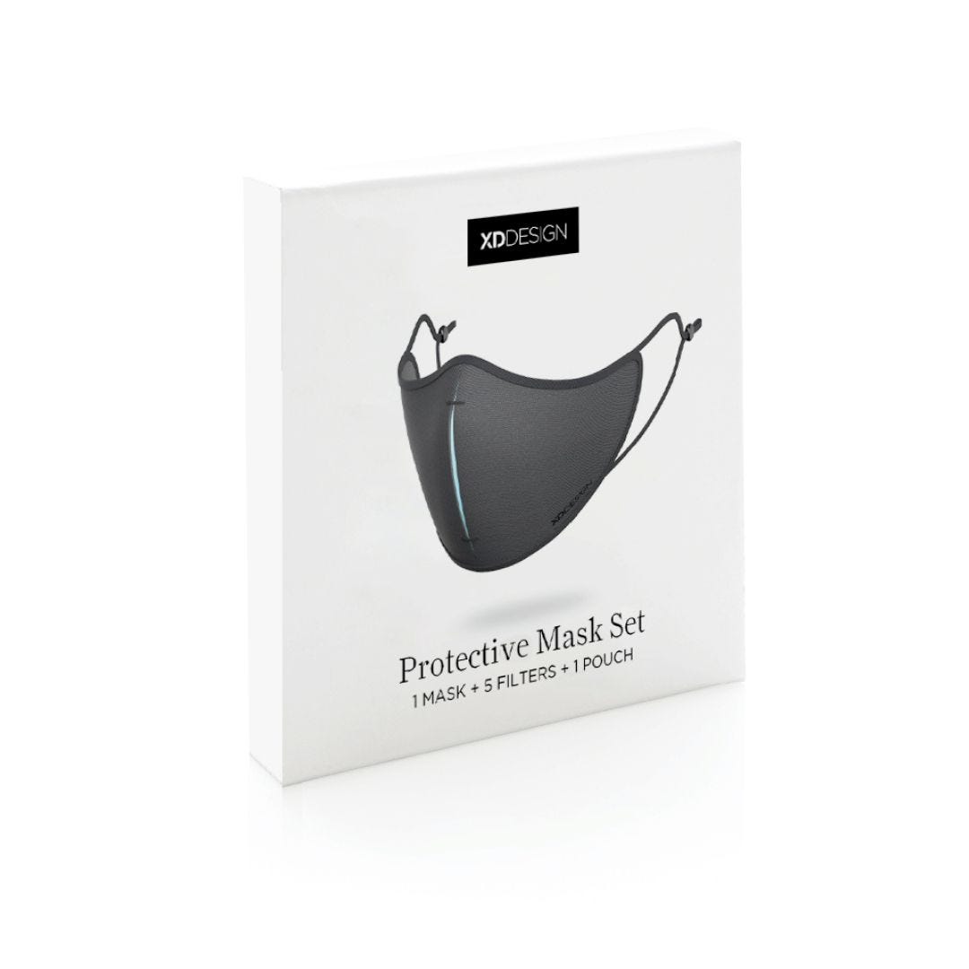  XD Design Protective Mask Set nera confezione