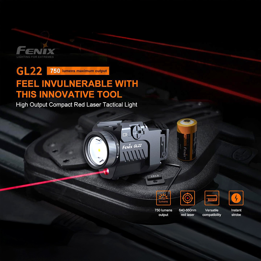 Fenix GL22 - Torcia con Laser per JPX