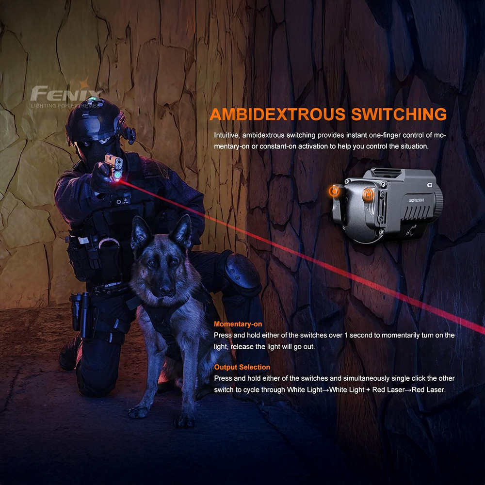 Fenix GL22 - Torcia con Laser per JPX