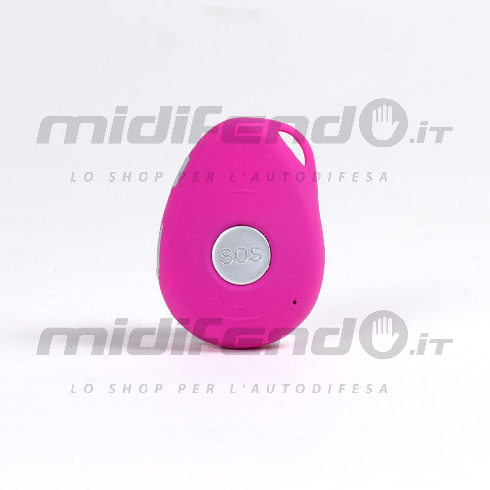 SOS MiDifendo GPS Smart Tracker Telesoccorso Colore Rosa
