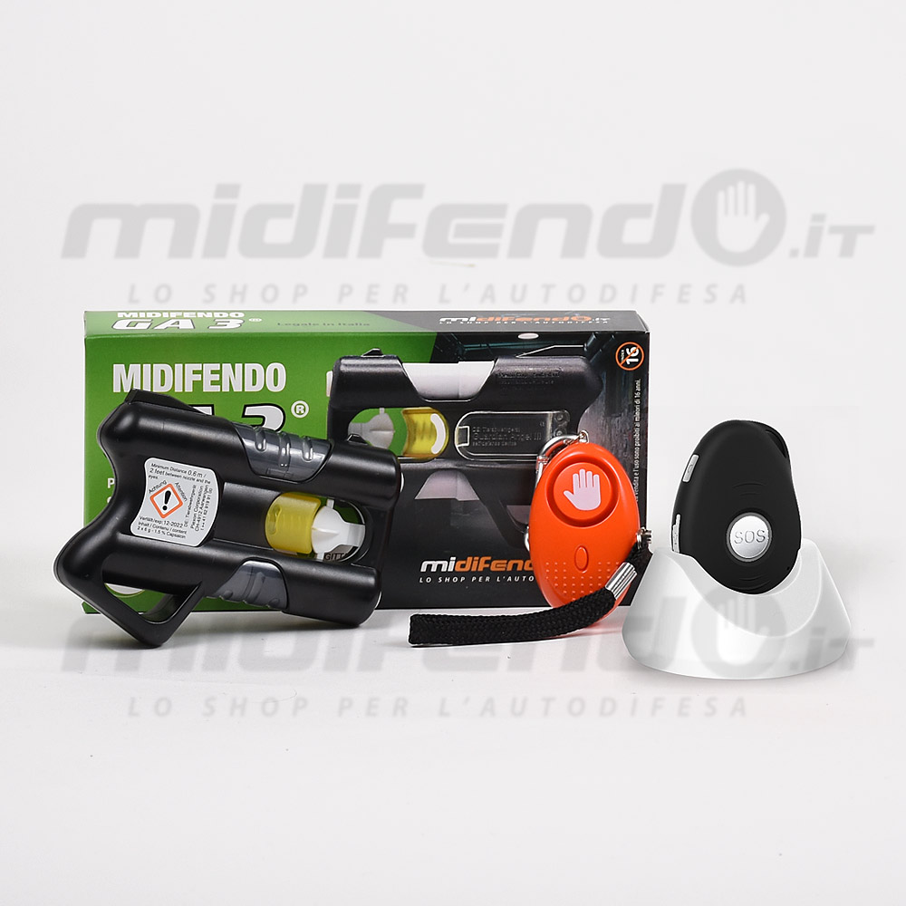 MiDifendo kit per escursionisti con GPS e allarme sonoro