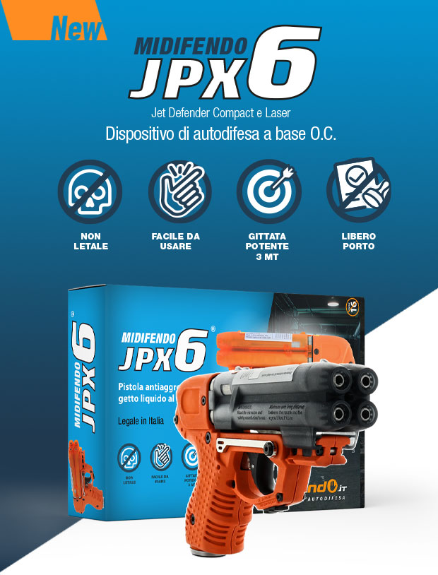 MiDifendo JP6 - La migliore pistola al peperoncino